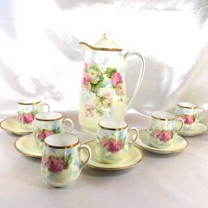 Thirteen Piece Chocolate Pot Set  # 25779